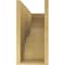 Ekena Millwork 8"W x 24"D x 16"H Classic Garner Rough Cedar Woodgrain TimberThane Corbel, Primed Tan CORUR08X24X16GARRCPR - alternate 3